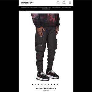 Represent- Military Pants